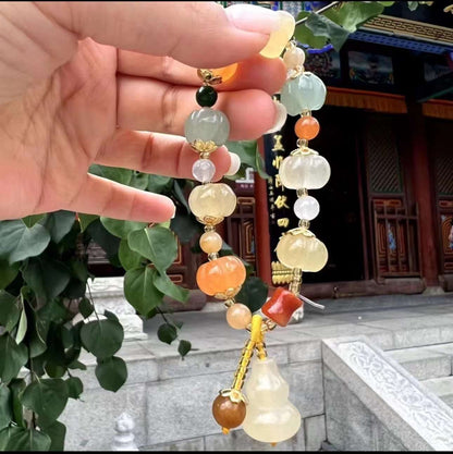 Multi-treasure pumpkin and calabash bracelet from Mount Wutai